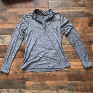 Nike Heather Grey Half Zip